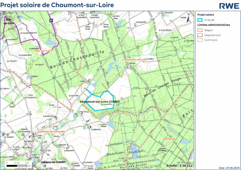 Projet agrivoltaïque de Chaumont-sur-Loire